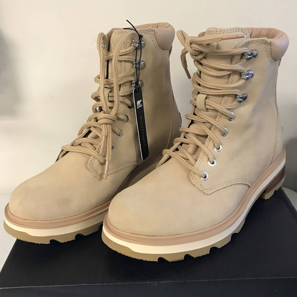 Sorel Shoes - Sorel Women's SIZE 9.5 Lennox Lace Waterproof Boots, Ceramic Color